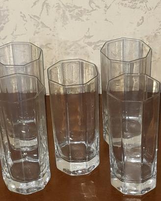 bicchieri ottagonali da cocktail 