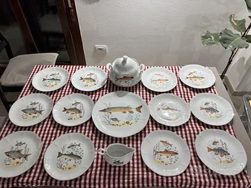 Servizio da Pesce - Porcellana