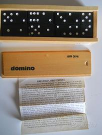 Domino numeri legno per bambini