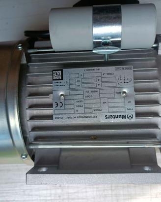 Motore elettrico monofase nuovo