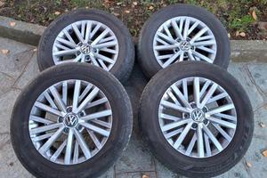 4 cerchi in lega originali Volkswagen da 16"
