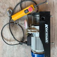 Paranco elettrico 500 kg