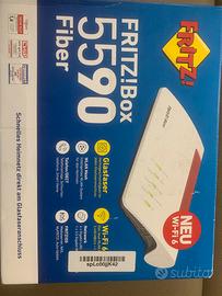 Modem Router Fritzbox 5590 fiber + Sfp