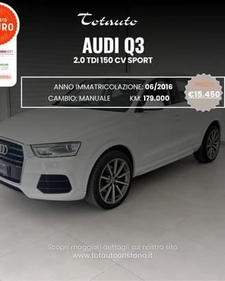 AUDI Q3 2.0 TDI 150 CV Sport