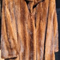 pelliccia vintage in visone biondo tagla 42/ 44