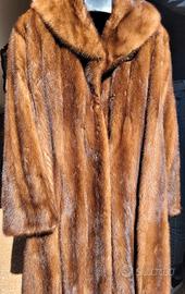 pelliccia vintage in visone biondo tagla 42/ 44