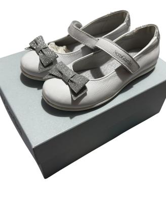Ballerine Nero Giardini da bambina bianche