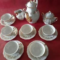 Servizio caffè TIRSCHES/BAVARIA - FILO ORO/ 1958