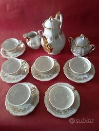 Servizio caffè TIRSCHES/BAVARIA - FILO ORO/ 1958