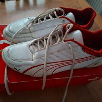 Scarpe Puma 42,5 Ferrari Bianche