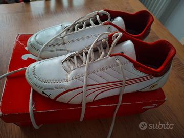 Scarpe Puma 42,5 Ferrari Bianche