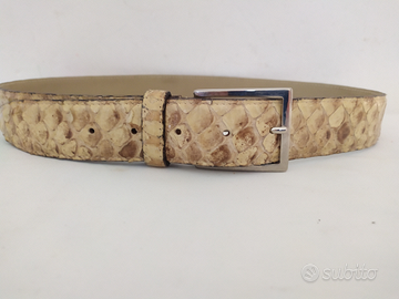 Cintura vera pelle di rettile