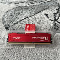 Ram 4GB HyperX Fury UDIMM DDR3 1600MHz
