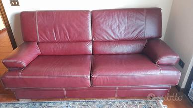 Divani pelle 2 e 3 posti