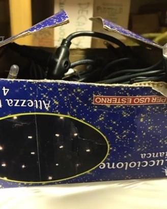 Luci natale catenaria