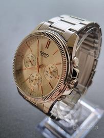 Orologio in acciaio Casio Enticer 5734 MTP-1375