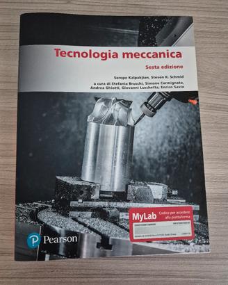 tecnologia meccanica Pearson 9788891906816
