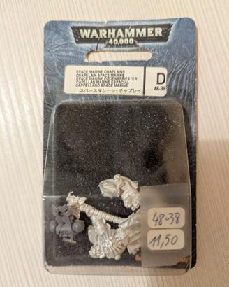 Warhammer 40K Space Marine Chaplain 48-38 Metal GW