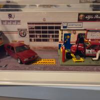 Alfa romeo 1:43 alfa 75 diorama