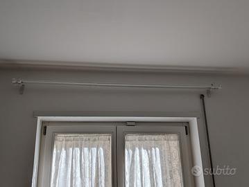 2 Bastoni per Tende Doppie Estensibili 