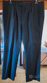 Pantalone Italiano Classico Nero in Lana TG. 53