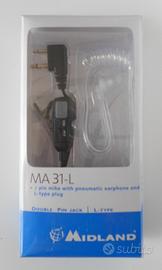 Microfono auricolare pneumatico ma31l
