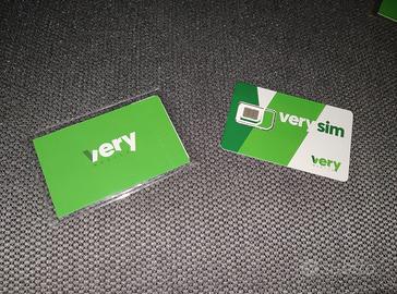 Scheda Sim Gestore Very Mobile da Attivare