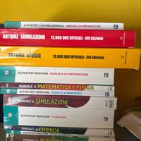 Manuali usati preparazione test di medicina