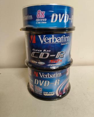 75 DVD e 5 CD vergini
