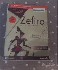 libro zefiro 1 letteratura italiana