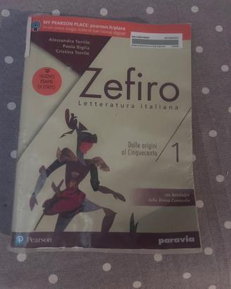 libro zefiro 1 letteratura italiana