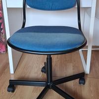 Sedia girevole blu scuro Ikea ÖRFJÄLL Nuova