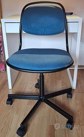 Sedia girevole blu scuro Ikea ÖRFJÄLL Nuova