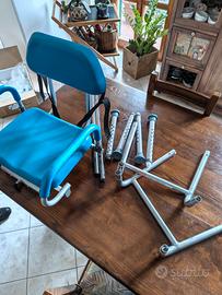 Sedia girevole per disabili per vasca da bagno