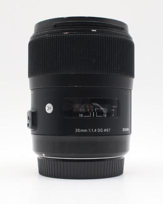 Sigma Art 35 mm f1.4 attacco canon EF