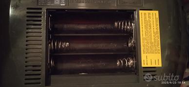 radio porta CD  e cassette 