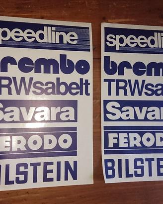 Lancia kit adesivi sponsors