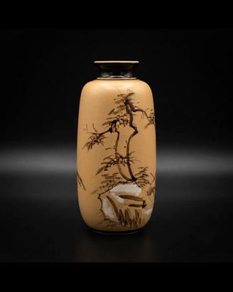 Vaso ceramica motivi orientali