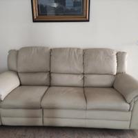 Divano in vera pelle