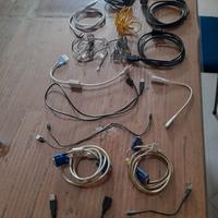 Lotto di cavi vari per collegamenti