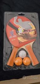 Set Tennis da Tavolo 2 Racchette + 3 Palline Nuov