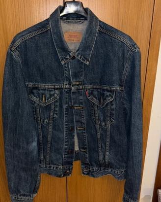 Giacca di jeans blu scuro