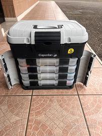 canne da pesca in laghetto e altro materiale