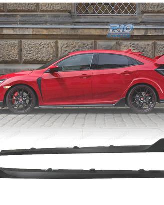 MINNIGONE LATERALI HONDA CIVIC 16-20 LOOK TYPE R
