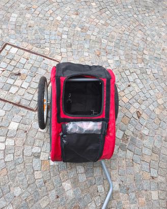 carrello traino per bici 