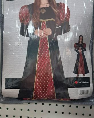 Vestito Carnevale Dama Medievale