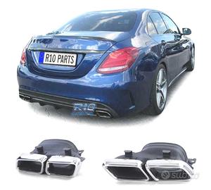 TERMINALI DI SCARICO LOOK AMG C63 MERCEDES W205 14