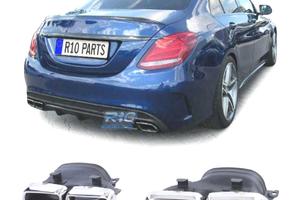 TERMINALI DI SCARICO LOOK AMG C63 MERCEDES W205 14