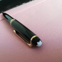 Penna sfera Montblanc nero e oro