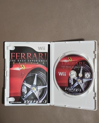 gioco Wii Ferrari the racer experience deluxe